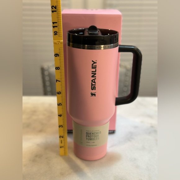 The Messi x Stanley Pink & Black GOAT Quencher ProTour Flip Straw Tumbler, 40oz - Picture 6 of 12